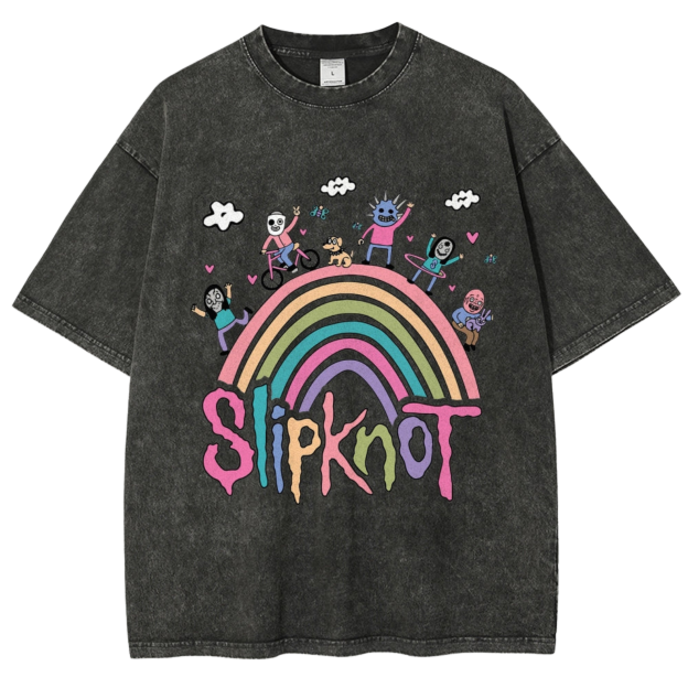 MUSIC SLIPKNOT VINTAGE WASHED TEE