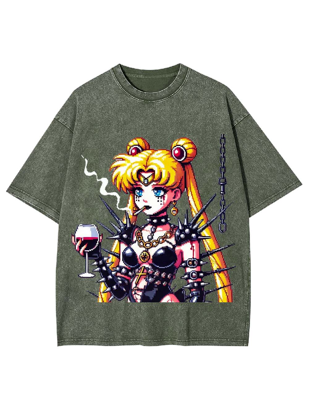 Punk Moon Washed Tshirt