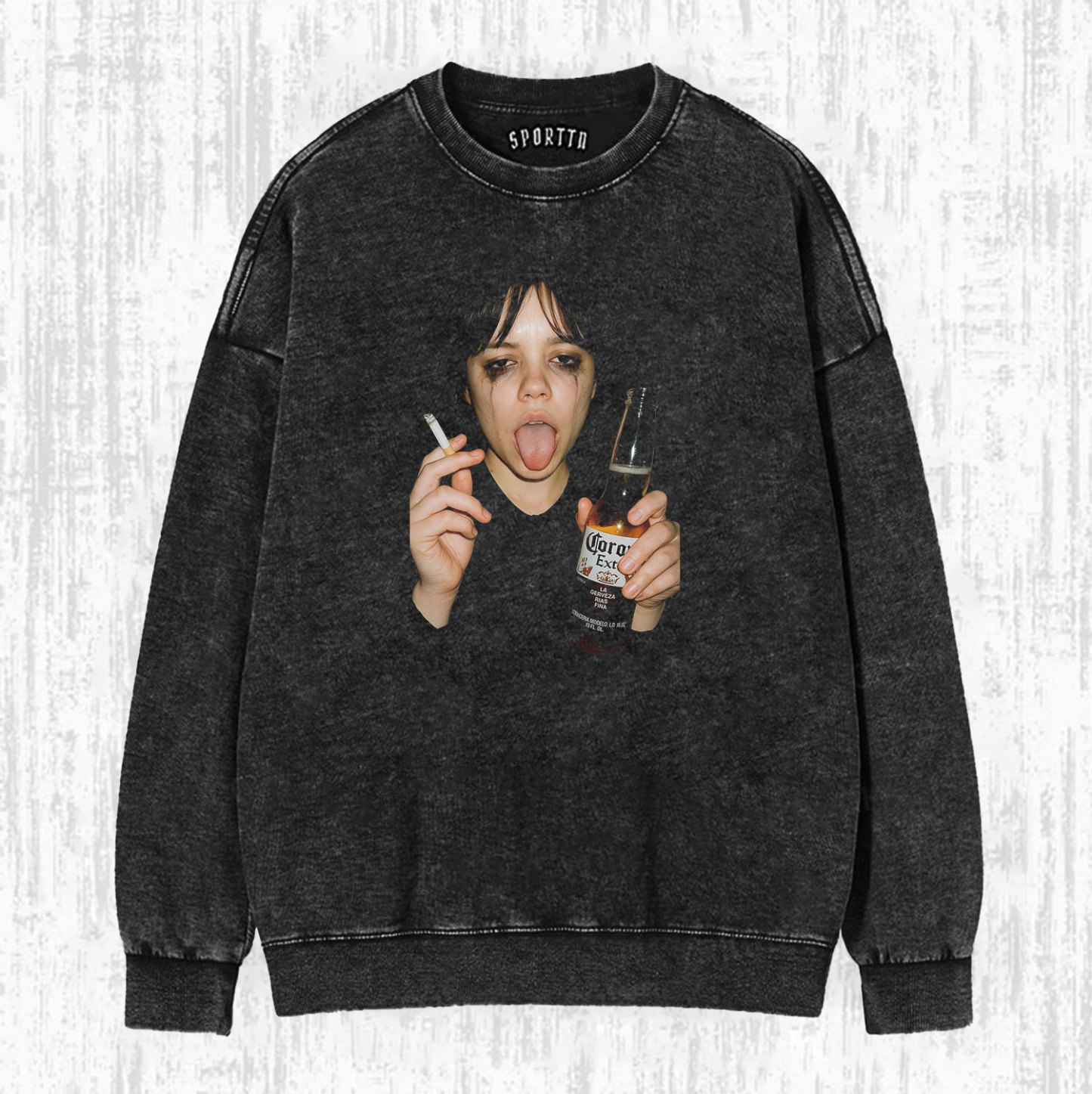 WEDNESDAY S2 ADDAMS THEMED T-SHIRT-LASPORTN