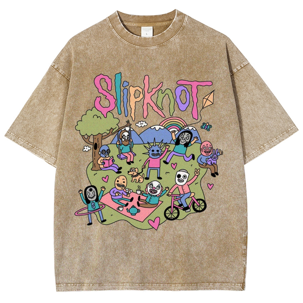 MUSIC SLIPKNOT VINTAGE WASHED TEE