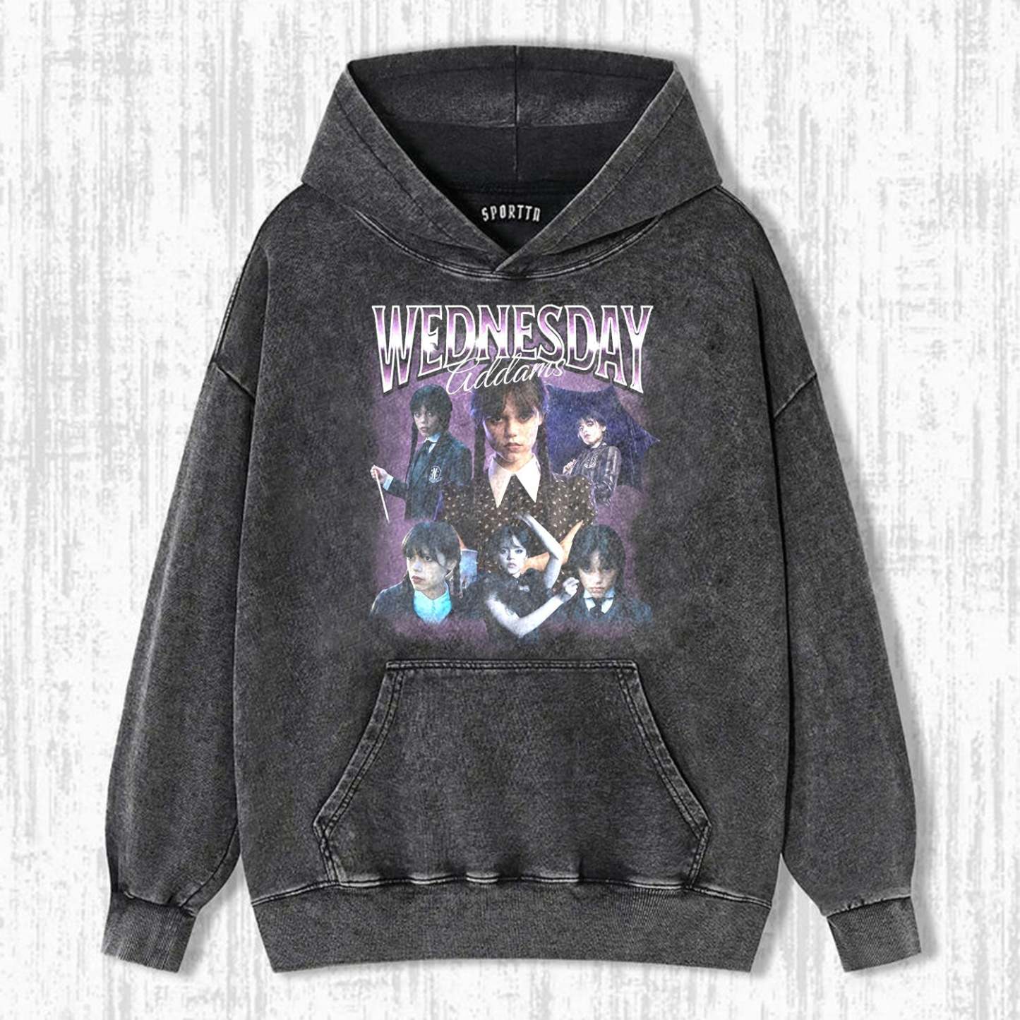 "WEDNESDAY S2 ADDAMS" THEMED V10 T-SHIRT-LASPORTN