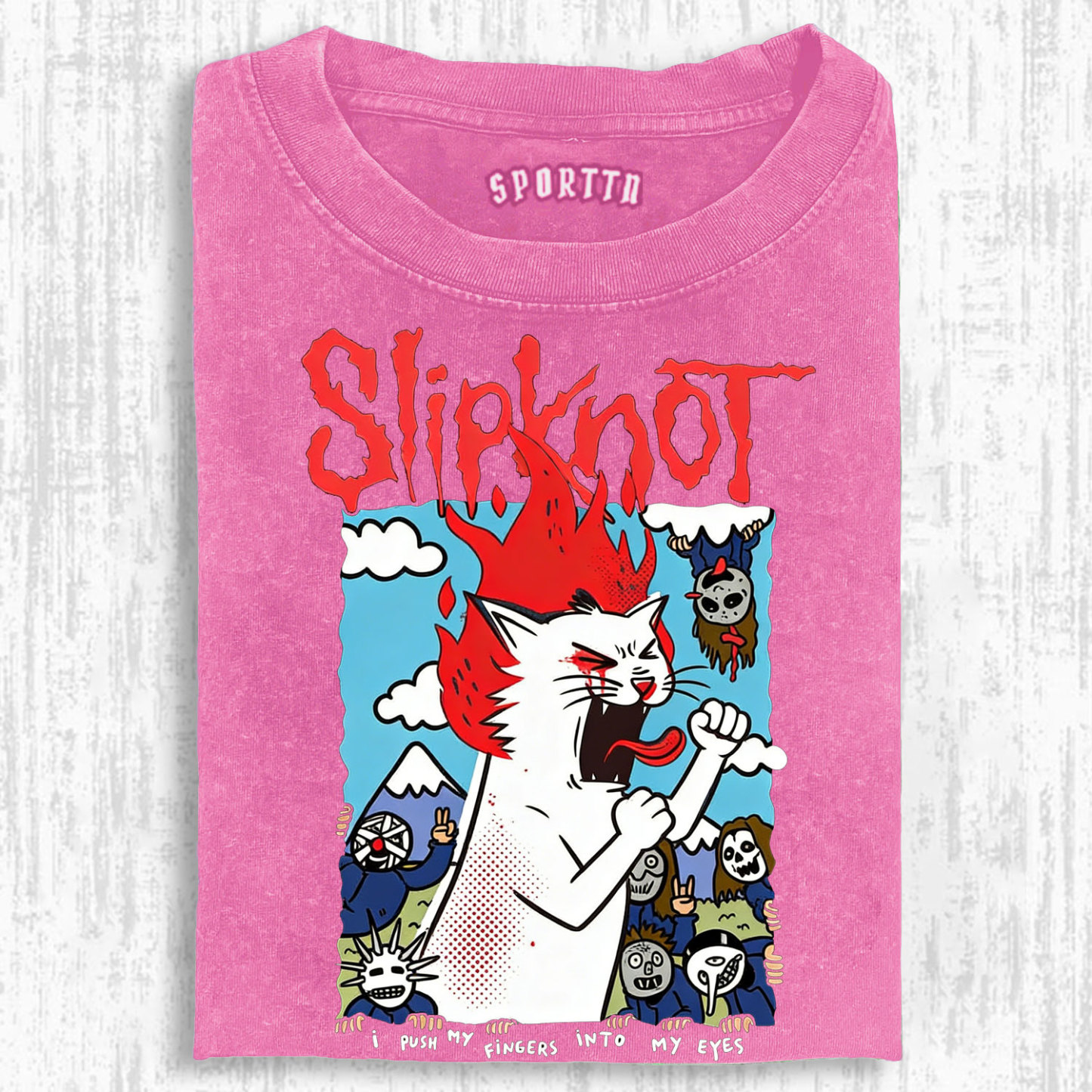 Slipknot Funny Cat T-shirt