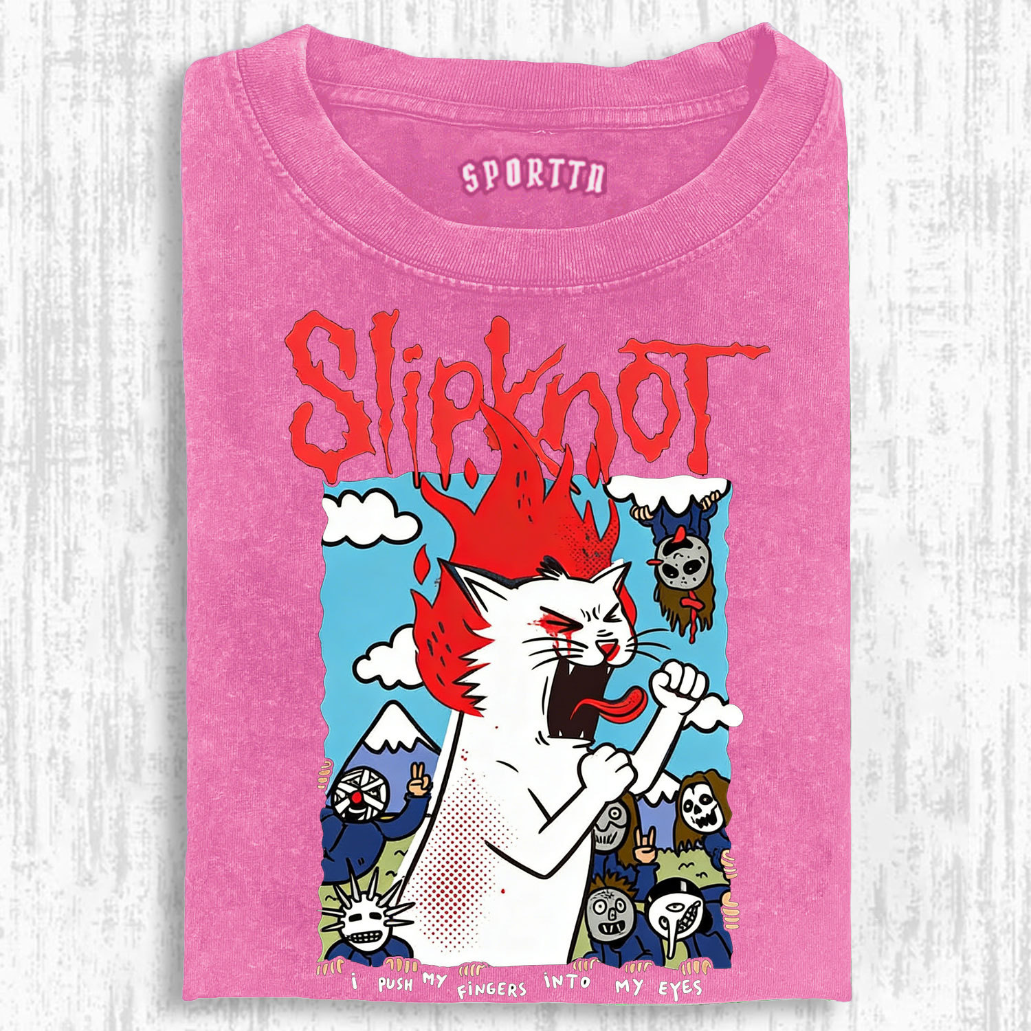 Slipknot Funny Cat T-shirt