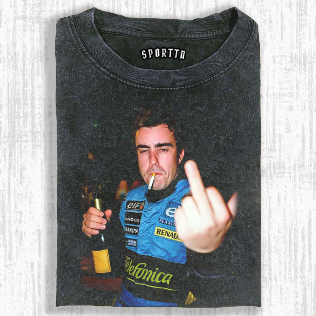 Fernando Alonso F1 Tee/Sweatshirt/Hoodie-LASPORTN