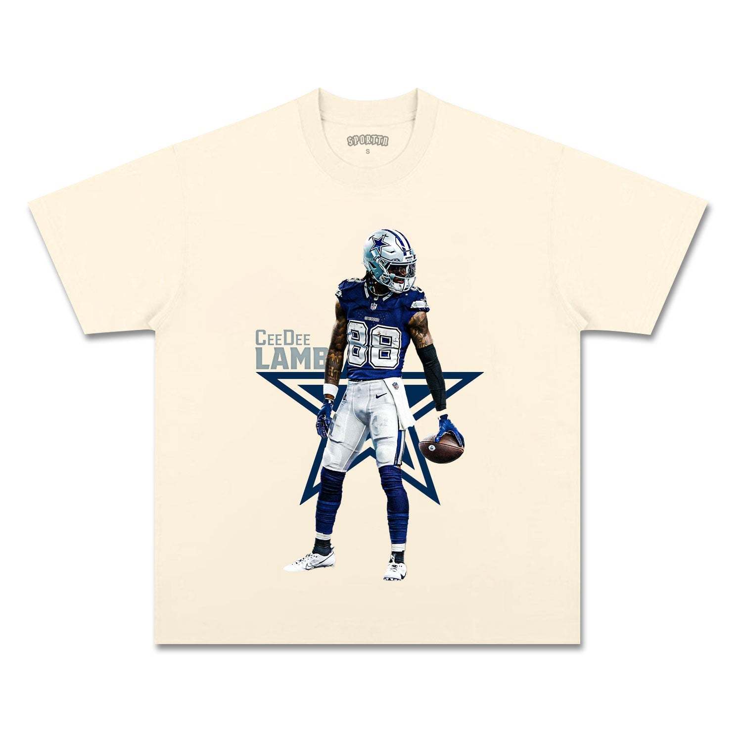 DALLAS COWBOYS CEEDEE LAMB T-SHIRT-LASPORTN