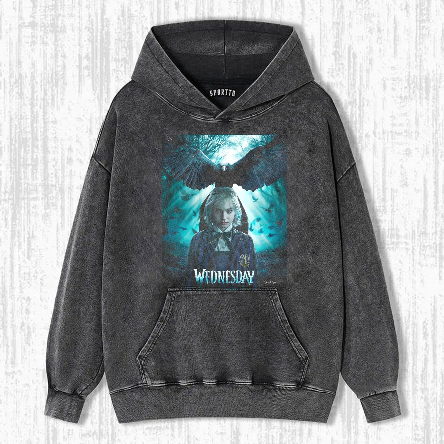 "WEDNESDAY S2 ENID SINCLAIR" THEMED V5 T-SHIRT-LASPORTN