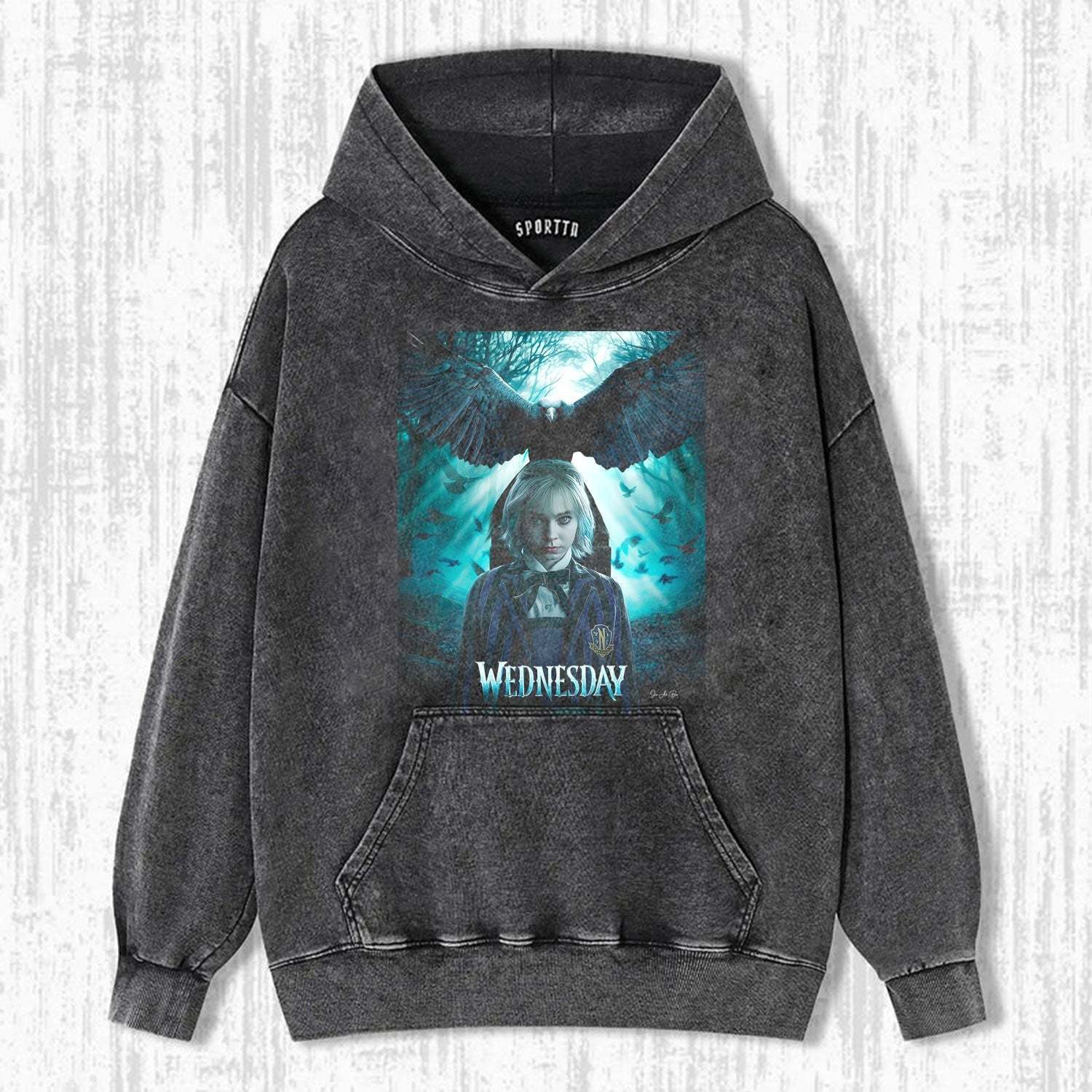 "WEDNESDAY S2 ENID SINCLAIR" THEMED V5 T-SHIRT-LASPORTN