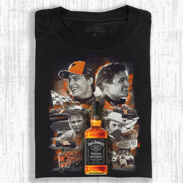 F1JACK DANIEL'S AND RACING LEGENDS FUSION T-SHIRT-LASPORTN