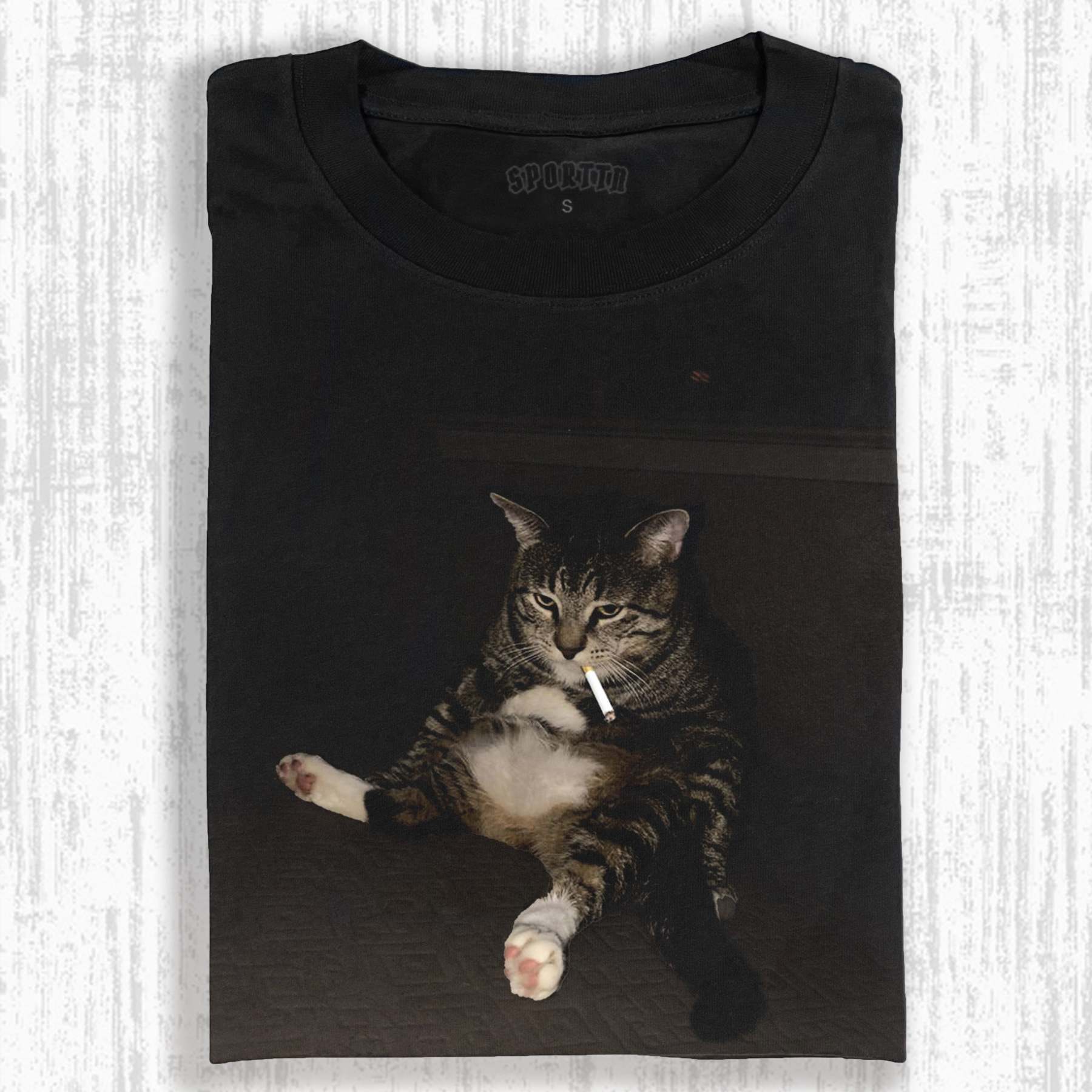 WACKY CAT TEE-LASPORTN