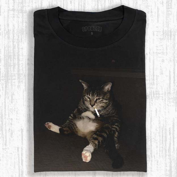 WACKY CAT TEE-LASPORTN