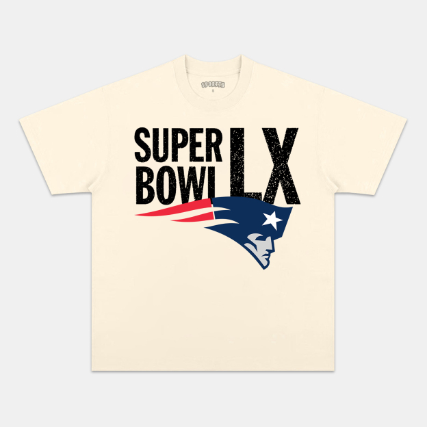 2026 SUPER BOWL LX & NEW ENGLAND PATRIOTS TEE