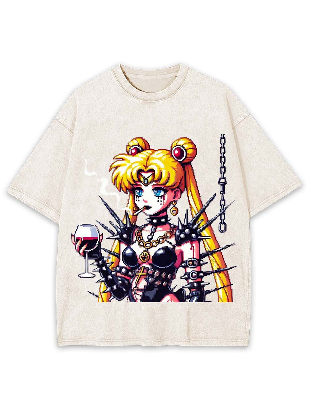 Punk Moon Washed Tshirt