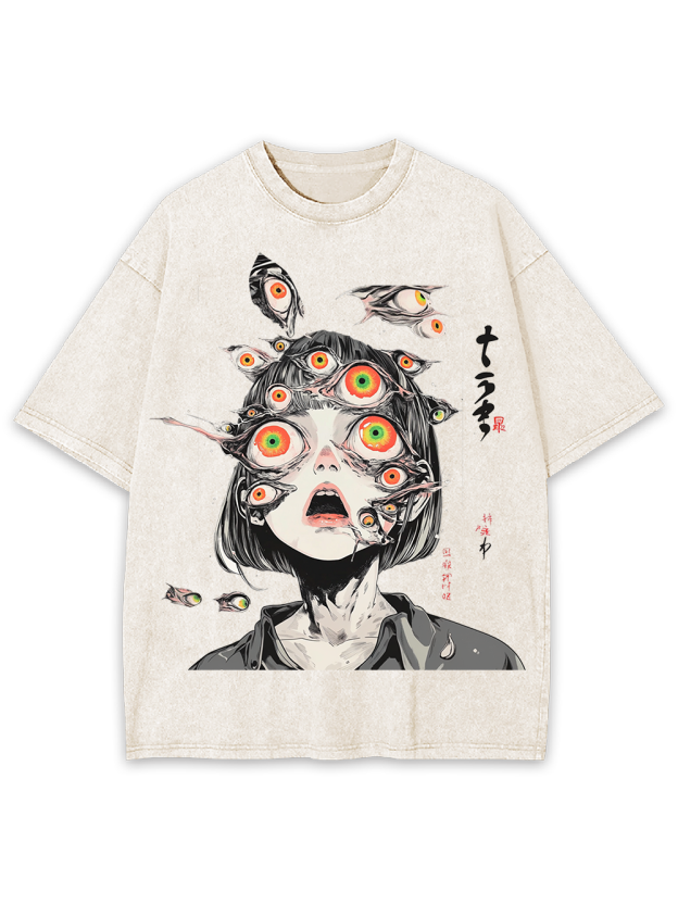 Multitude Of Gazes Washed Tshirt