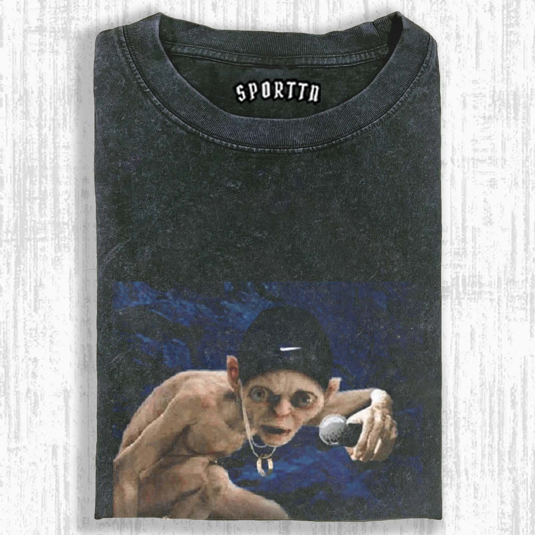 WASHED COTTON LORD OF THE RINGS T-SHIRT-LASPORTN