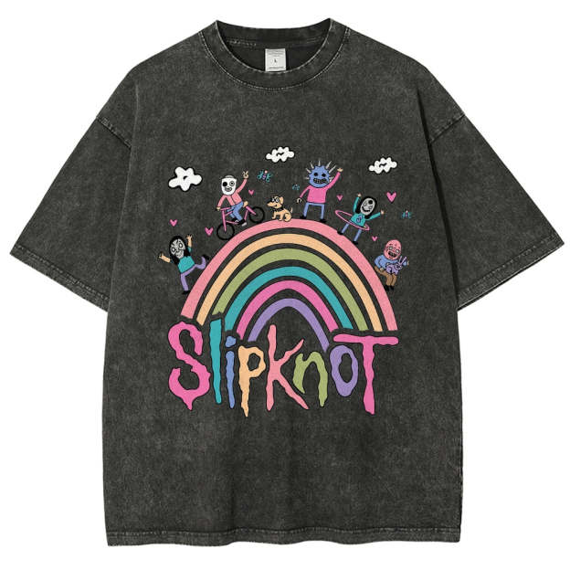 MUSIC SLIPKNOT VINTAGE WASHED TEE
