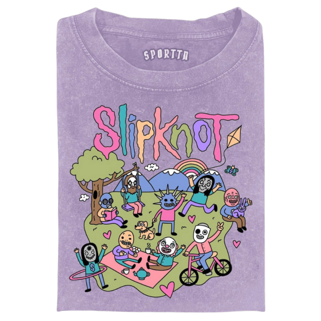 MUSIC SLIPKNOT VINTAGE WASHED TEE