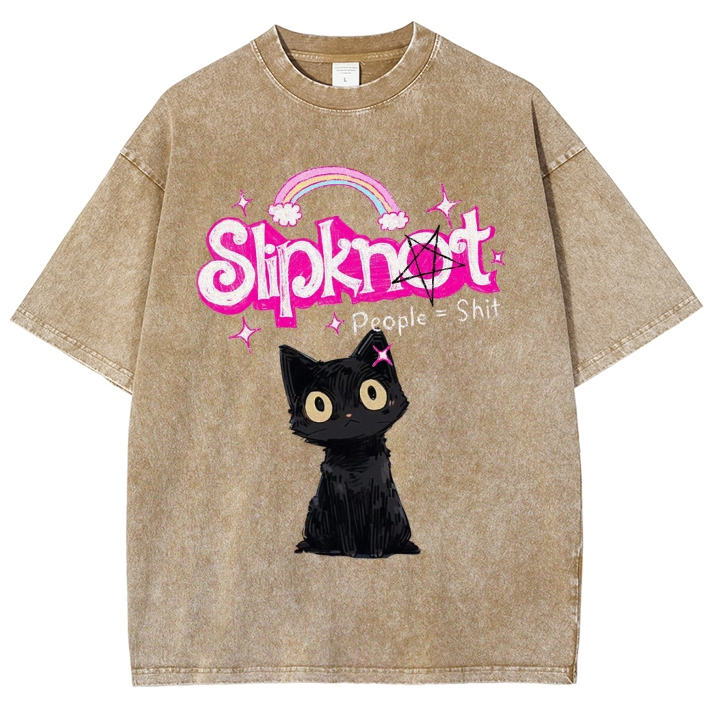 Slipknot Funny Cat T-shirt