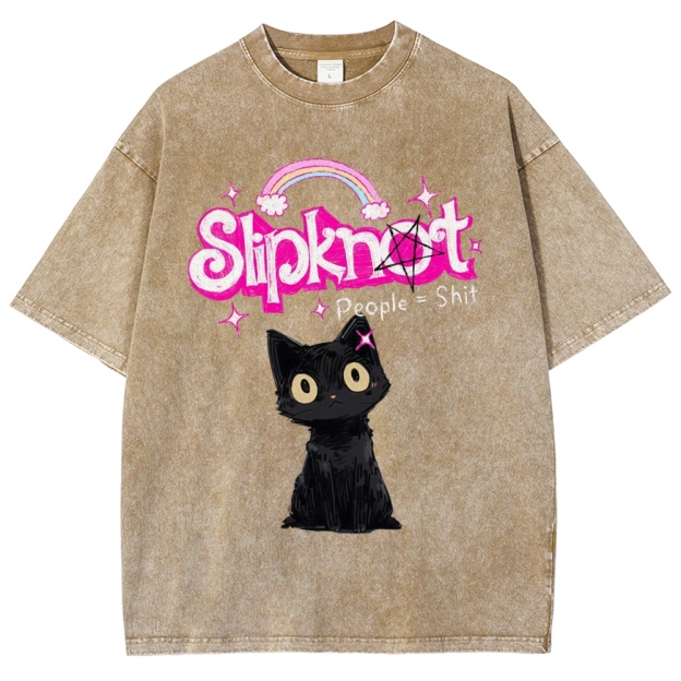 Slipknot Funny Cat T-shirt
