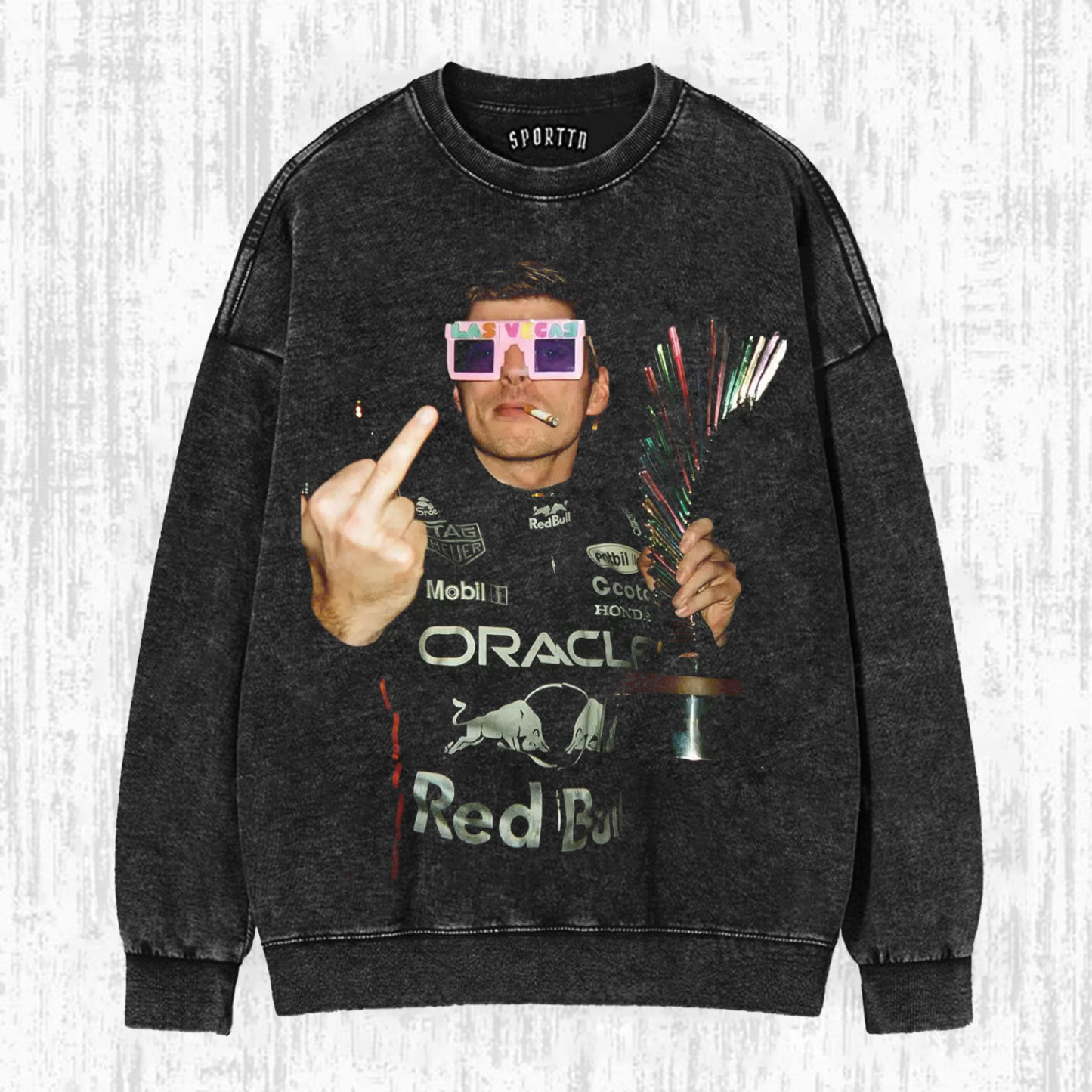 F1 MAX VERSTAPPEN TROPHY CELEBRATION TEE-LASPORTN