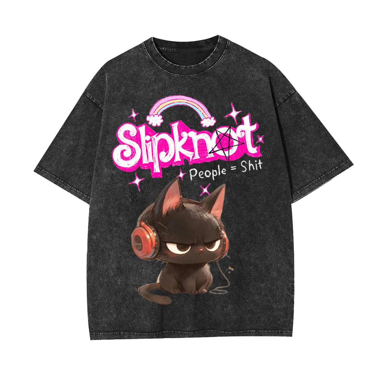 Slipknot Funny Cat T-shirt