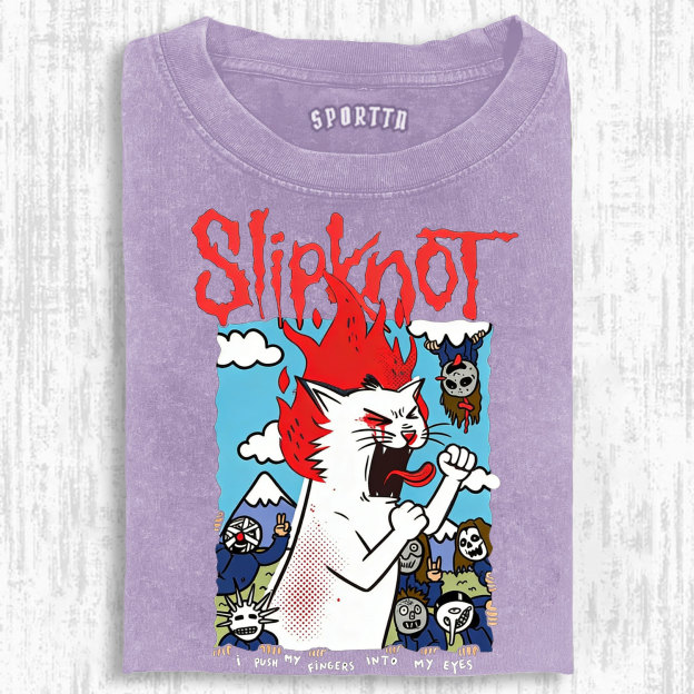 Slipknot Funny Cat T-shirt