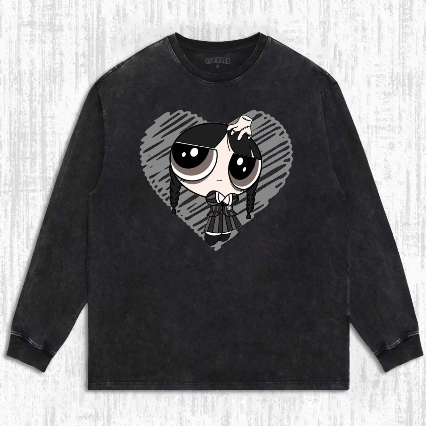 WEDNESDAY & THE POWERPUFF GIRLS T-SHIRT-LASPORTN