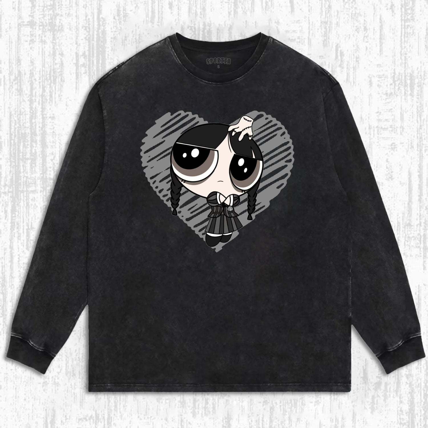 WEDNESDAY & THE POWERPUFF GIRLS T-SHIRT-LASPORTN