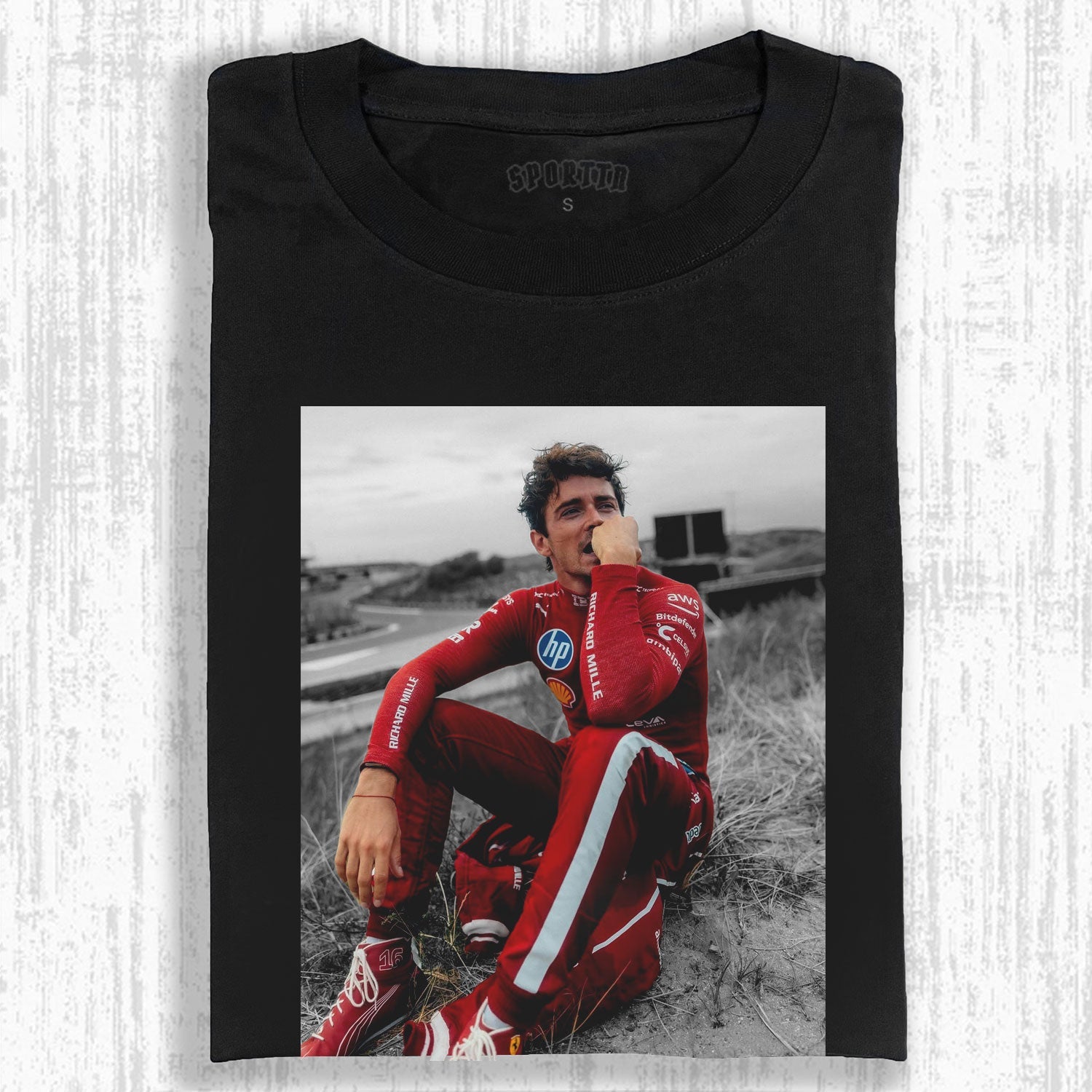 CHARLES LECLERC V2 TEE-LASPORTN