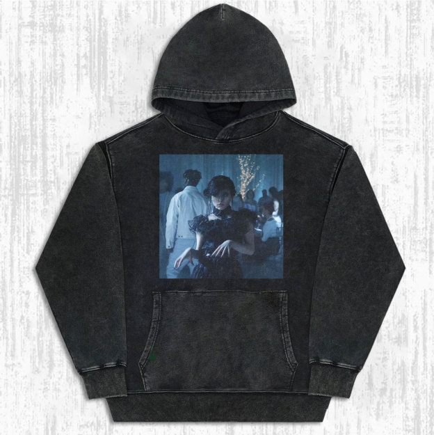 WEDNESDAY S2 ADDAMS THEMED T-SHIRT-LASPORTN