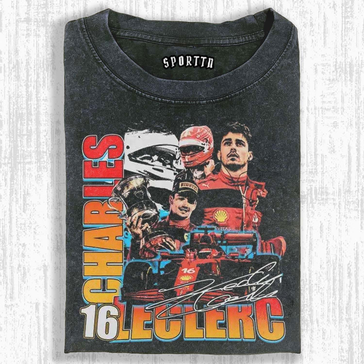 CHARLES LECLERC V3 TEE-LASPORTN