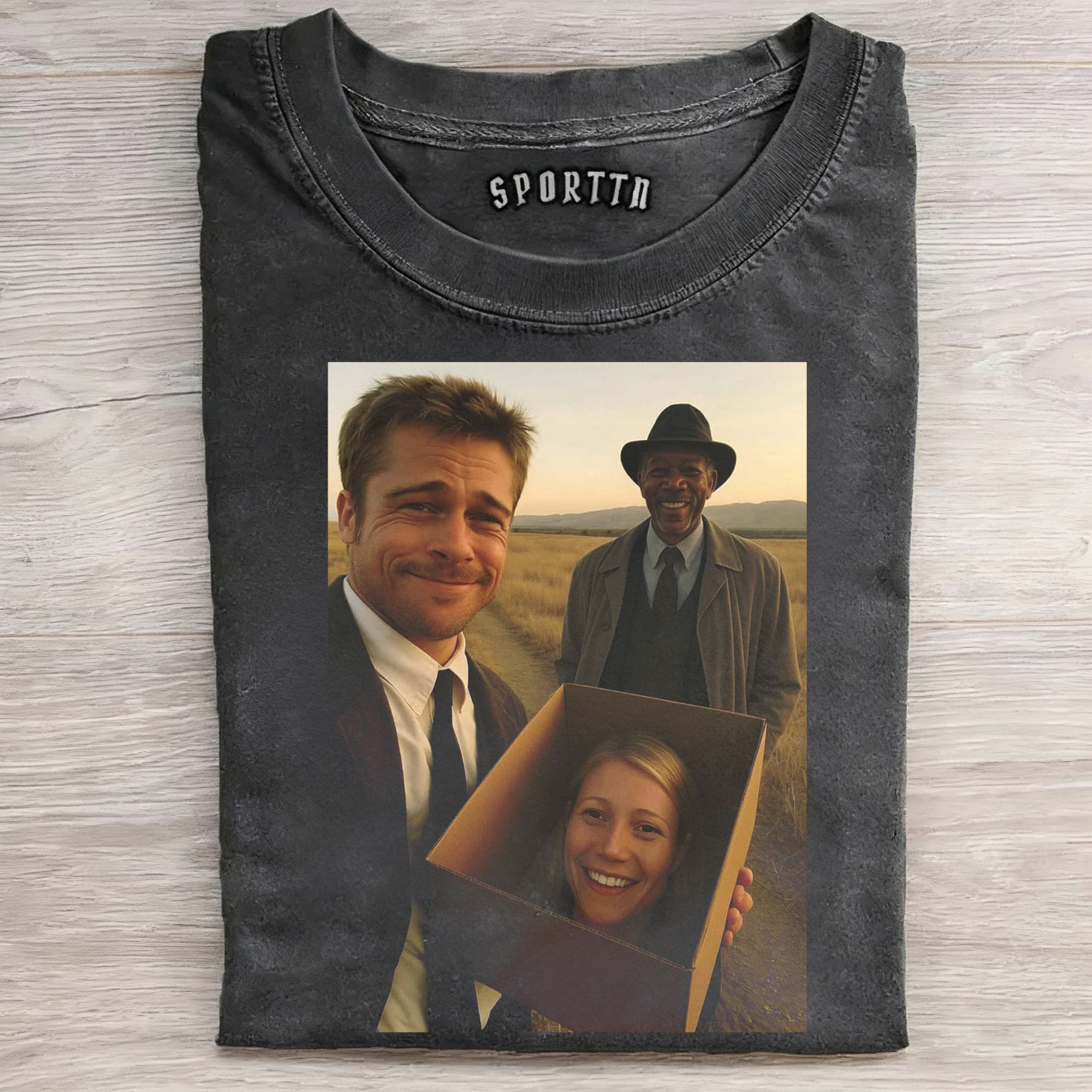 THE BOX ANSWER FUNNY T-SHIRT-LASPORTN