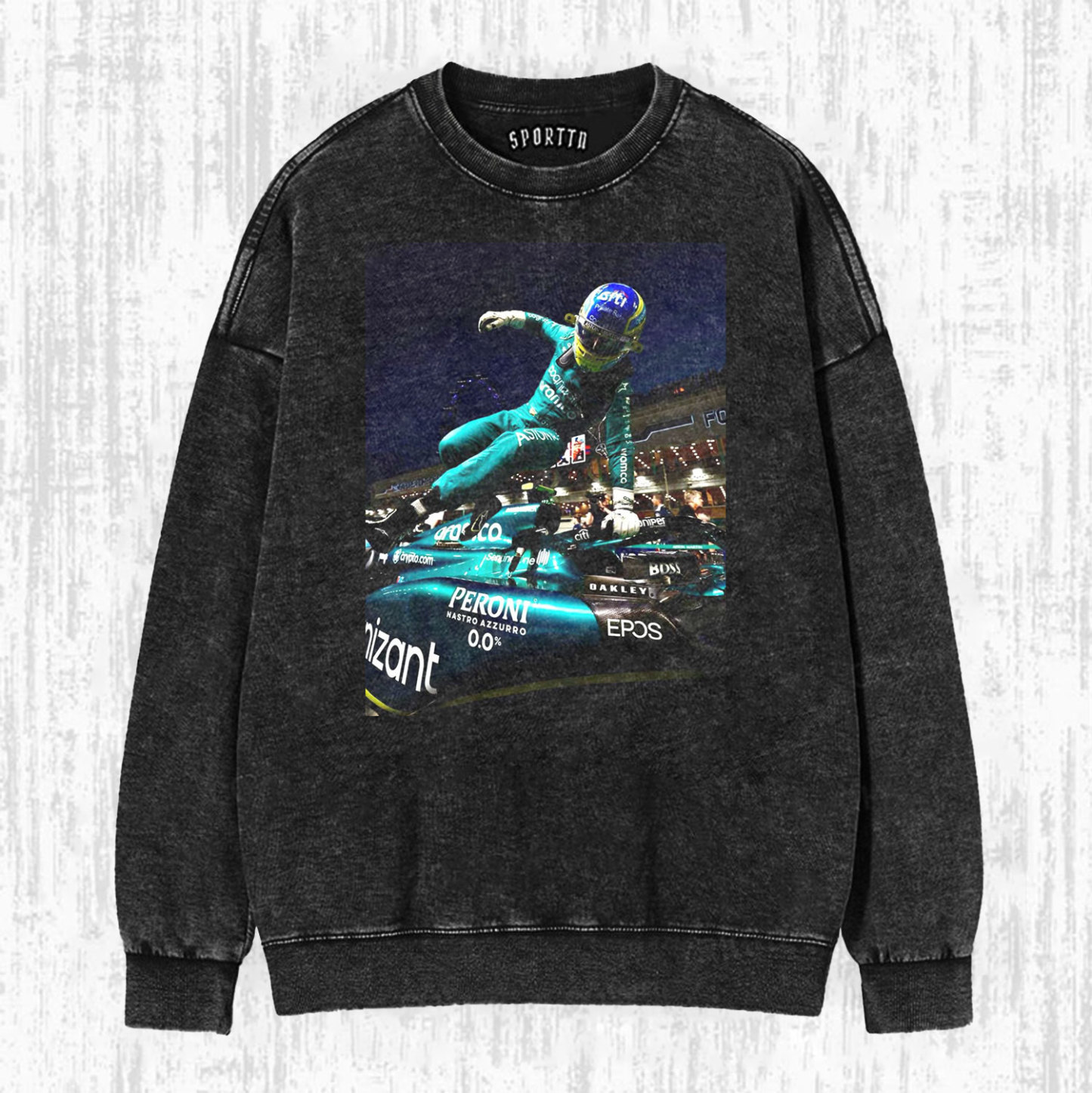 Fernando Alonso F1 Tee/Sweatshirt/Hoodie-LASPORTN