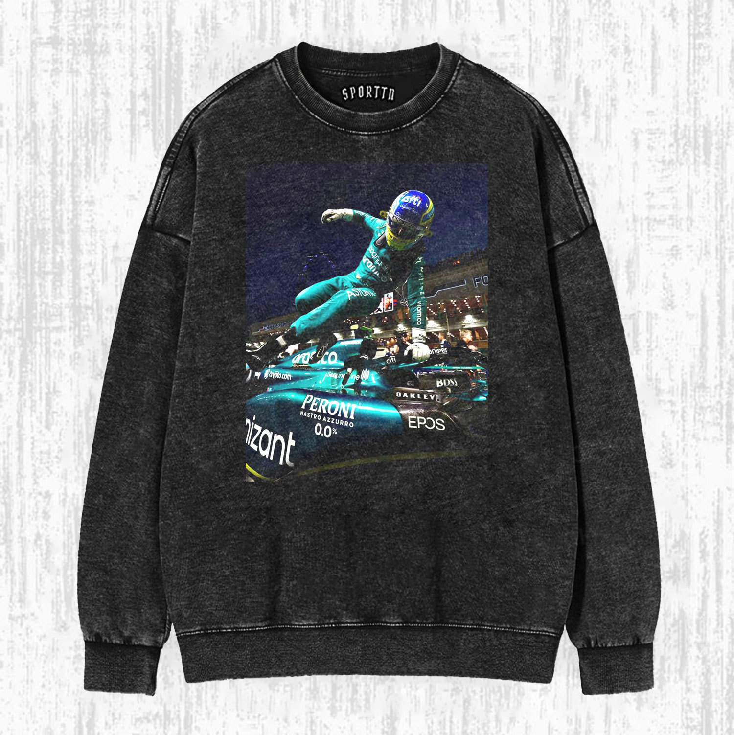 Fernando Alonso F1 Tee/Sweatshirt/Hoodie-LASPORTN