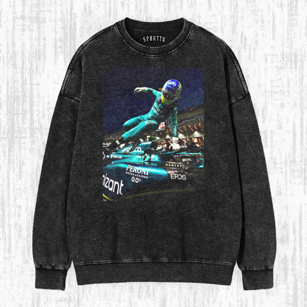 Fernando Alonso F1 Tee/Sweatshirt/Hoodie-LASPORTN