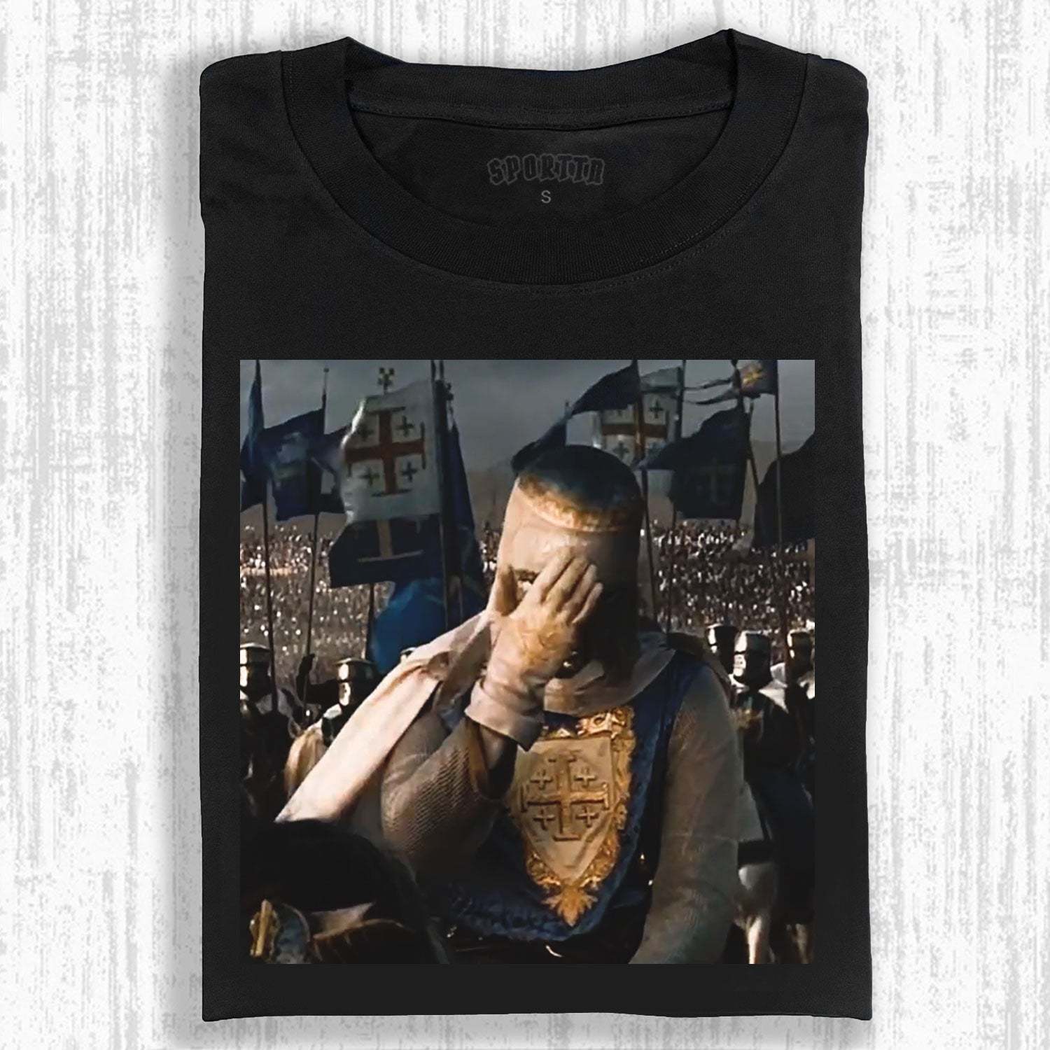 KING BALDWIN IV TEE-LASPORTN