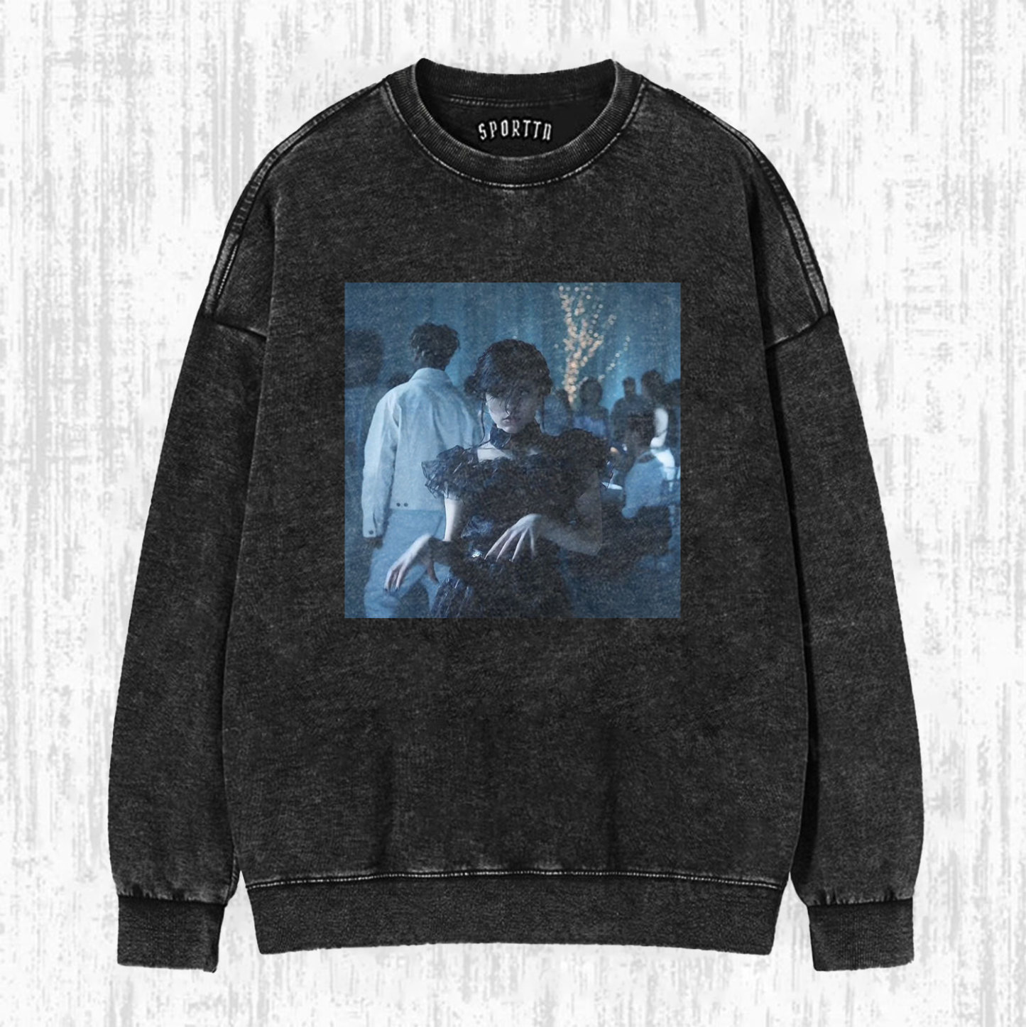 WEDNESDAY S2 ADDAMS THEMED T-SHIRT-LASPORTN