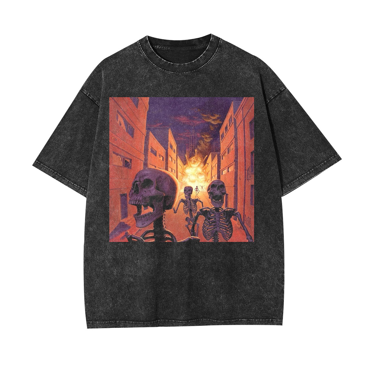 Vintage Skull Print T-Shirt/Sweatshirt/Hoodie-LASPORTN