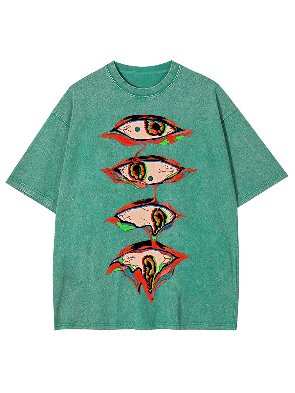 Surreal Eyes Cascade Washed Tshirt