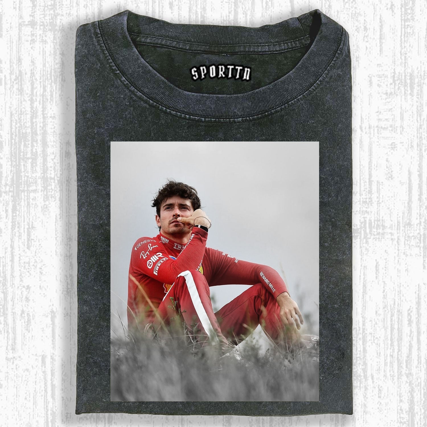 CHARLES LECLERC V4 TEE-LASPORTN