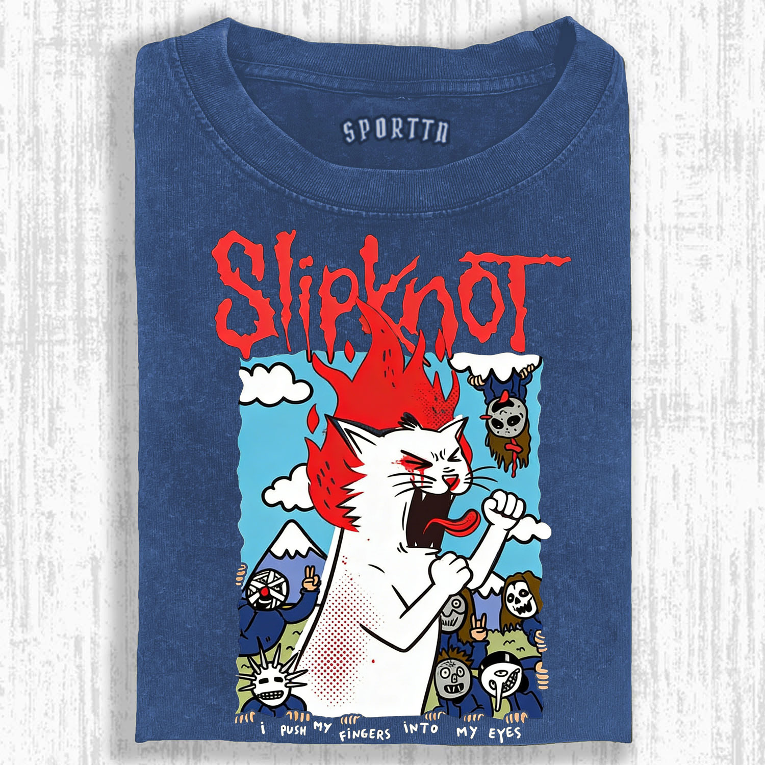 Slipknot Funny Cat T-shirt