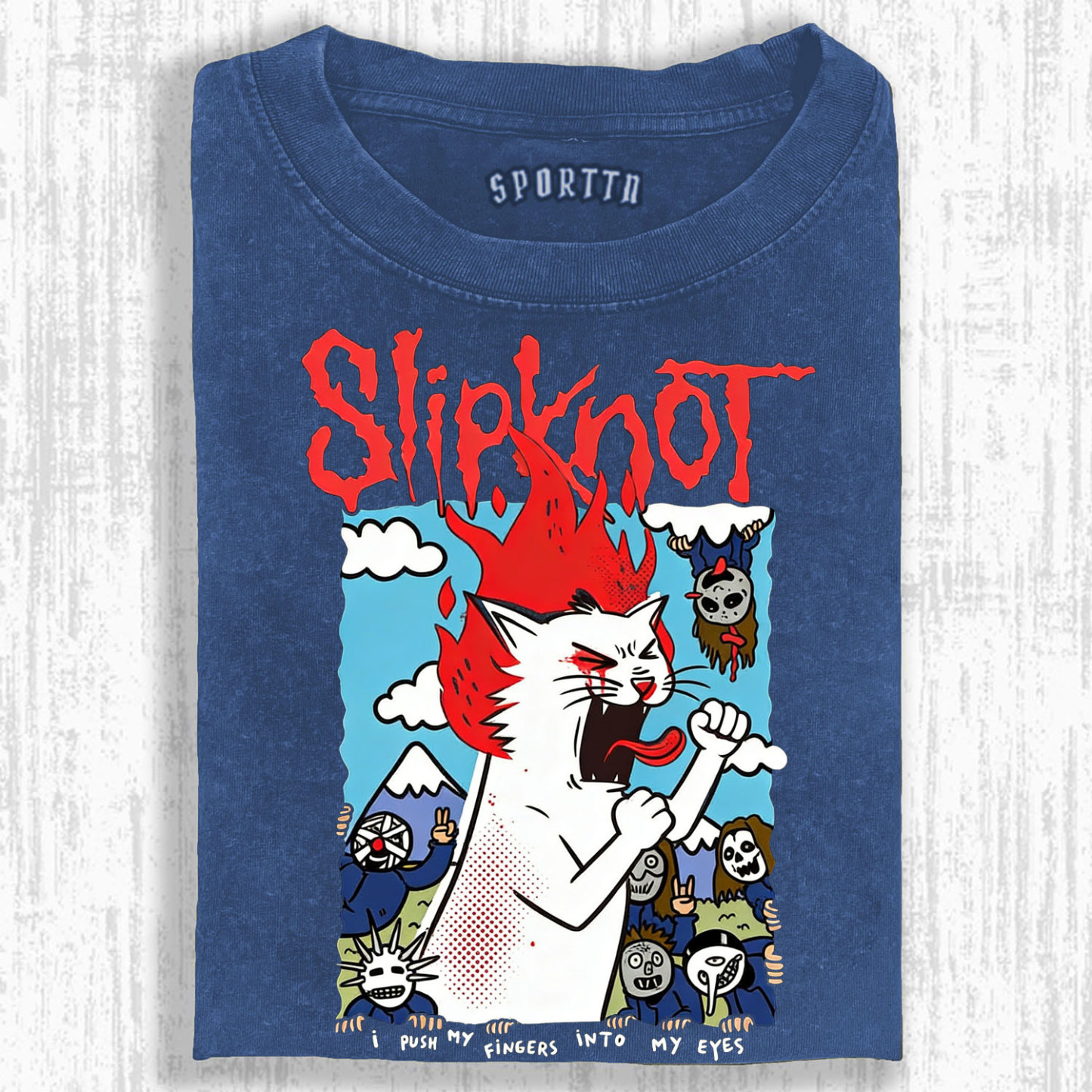 Slipknot Funny Cat T-shirt