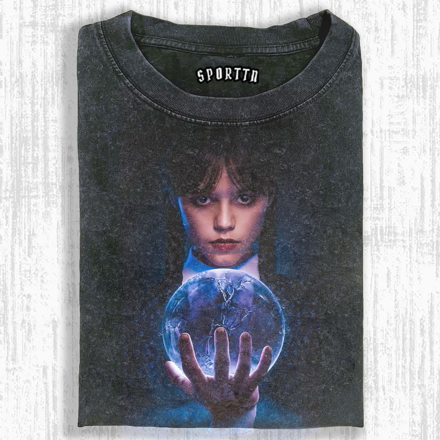 "WEDNESDAY S2 ADDAMS" THEMED V2 T-SHIRT-LASPORTN