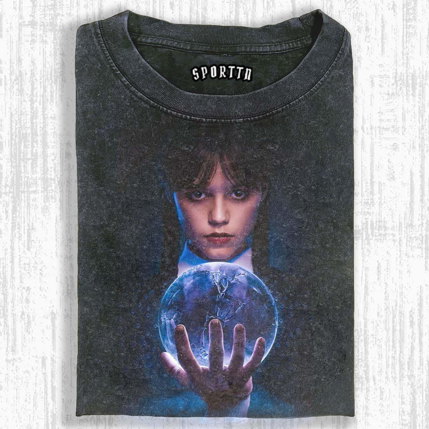 "WEDNESDAY S2 ADDAMS" THEMED V2 T-SHIRT-LASPORTN