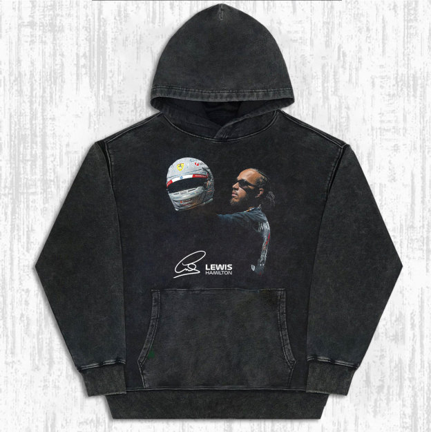 F1 Lewis Hamilton Signed Version Tee/Sweatshirt/Hoodie-LASPORTN
