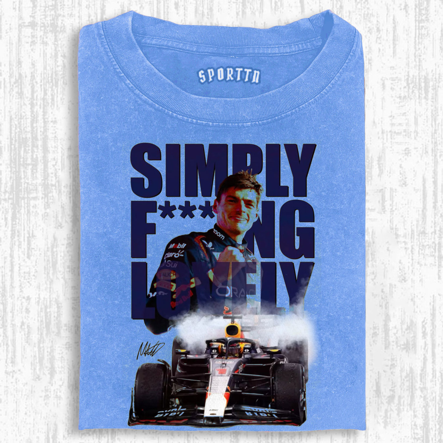 F1 MAX VERSTAPPEN TEE-LASPORTN