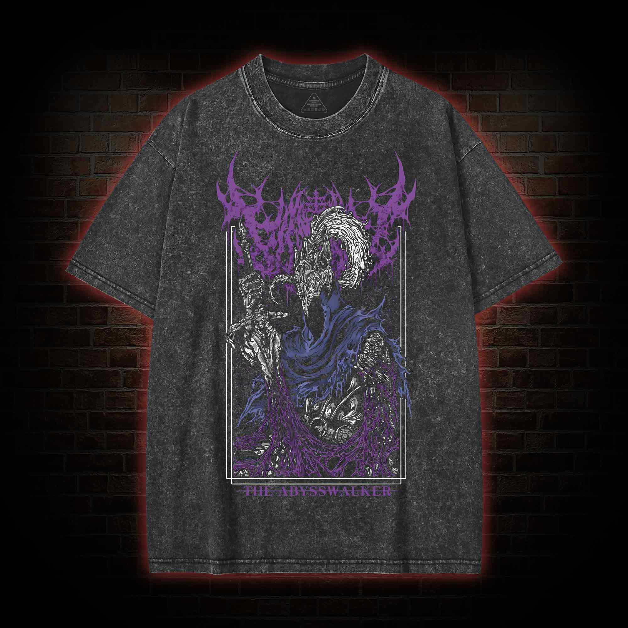 INTO THE ABYSS WASHED T-SHIRT-LASPORTN