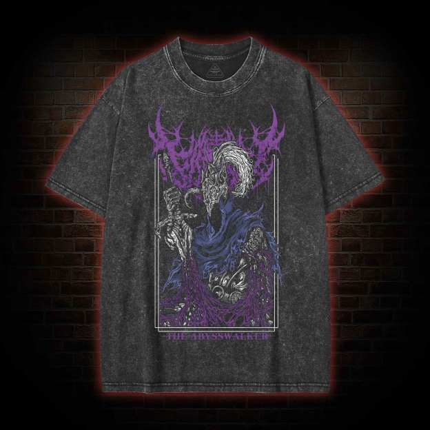 INTO THE ABYSS WASHED T-SHIRT-LASPORTN