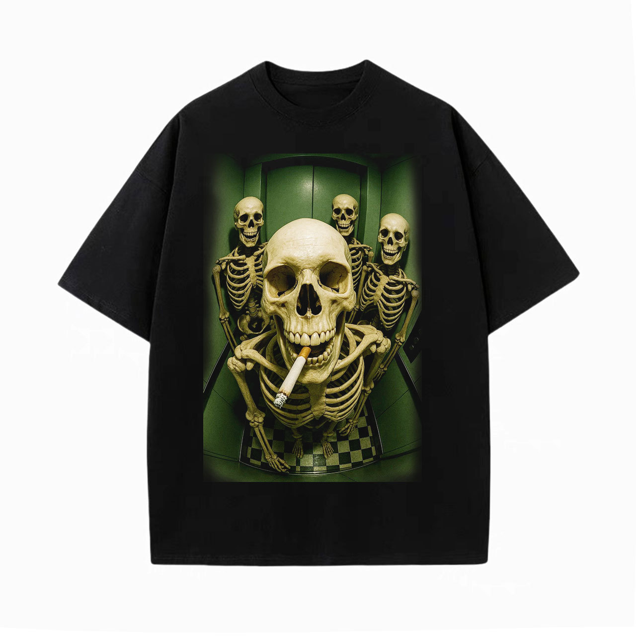Vintage Skull Print T-Shirt/Sweatshirt/Hoodie-LASPORTN