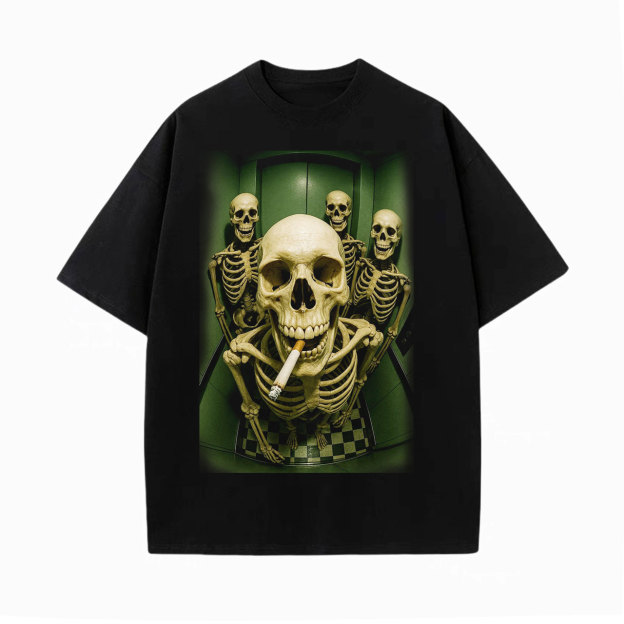 Vintage Skull Print T-Shirt/Sweatshirt/Hoodie-LASPORTN