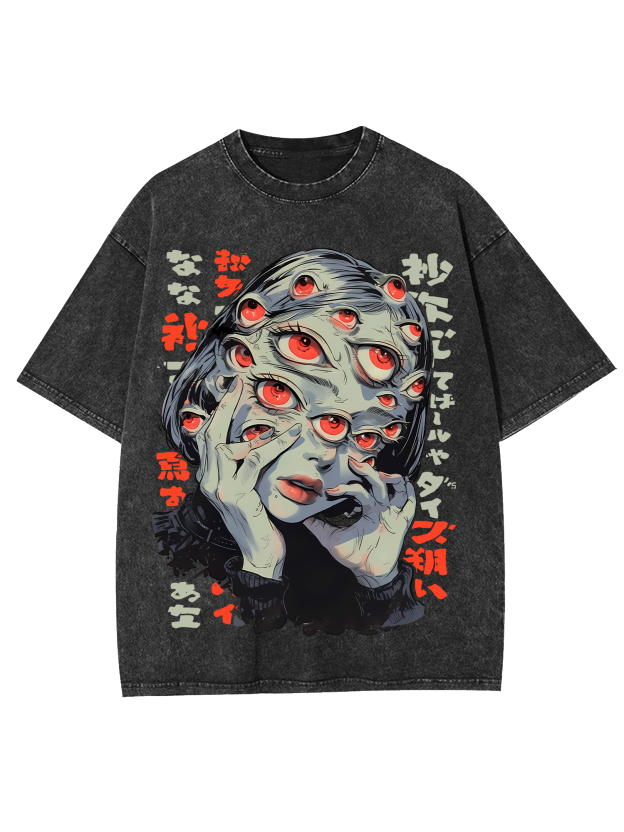 Thousand Eyes Gaze Washed Tshirt